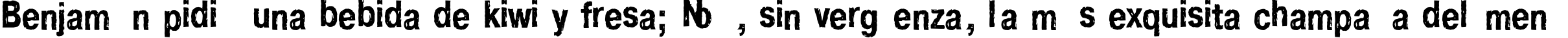 Пример написания шрифтом CrashC текста на испанском