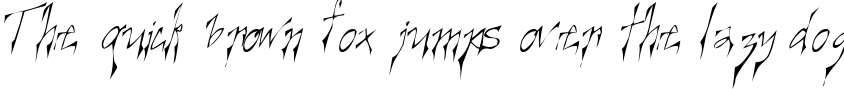 Пример написания шрифтом LightOblique текста на английском