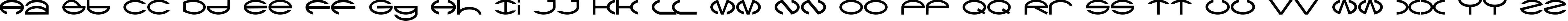 Пример написания английского алфавита шрифтом CType AOE