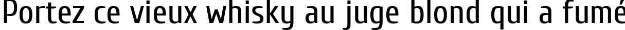 Пример написания шрифтом Cuprum текста на французском
