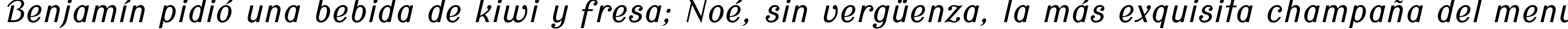 Пример написания шрифтом Cursive Sans текста на испанском