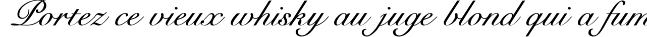 Пример написания шрифтом CygnetRound текста на французском