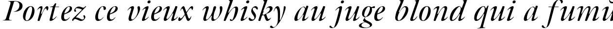 Пример написания шрифтом CyrillicGaramondItalic текста на французском