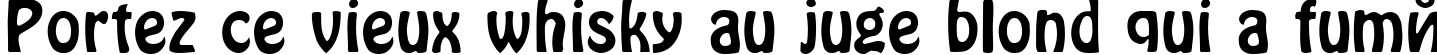 Пример написания шрифтом CyrillicHover текста на французском