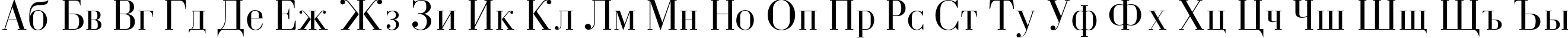 Пример написания английского алфавита шрифтом Czar