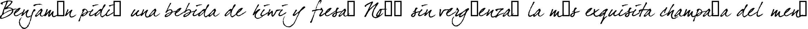 Пример написания шрифтом dearJoe four текста на испанском