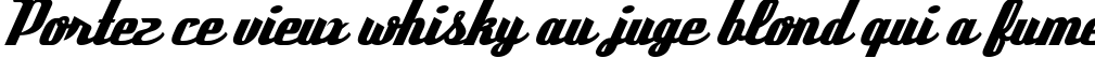 Пример написания шрифтом Deftone Stylus текста на французском