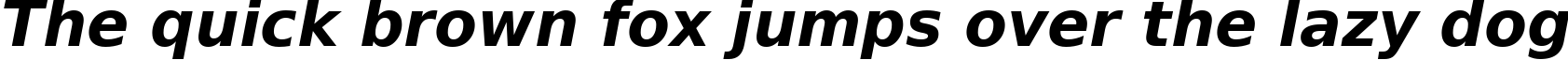 Пример написания шрифтом Bold Oblique текста на английском