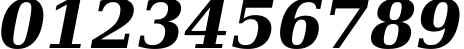 Пример написания цифр шрифтом DejaVu Serif Bold Italic Пример написания цифр шрифтом DejaVu Serif Bold Italic
