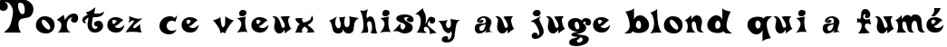 Пример написания шрифтом Delta Hey Max Nine текста на французском