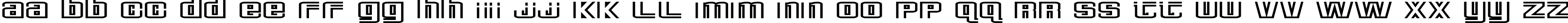 Пример написания английского алфавита шрифтом Deluxe Ducks