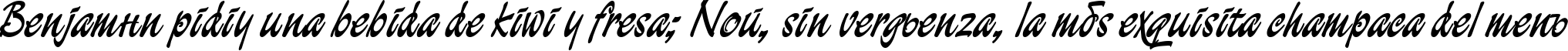 Пример написания шрифтом Demian Cyr  Plain1.0 текста на испанском