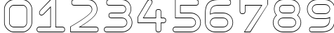 Пример написания цифр шрифтом Destiny Light
