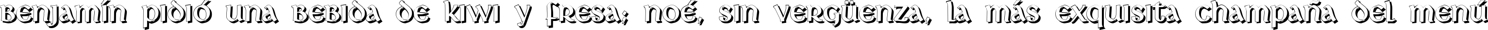 Пример написания шрифтом Deutsche Uncialis Shadow текста на испанском