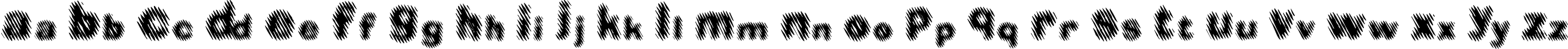 Пример написания английского алфавита шрифтом Diager