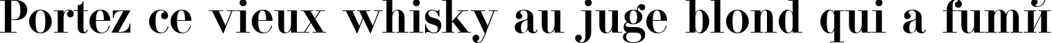 Пример написания шрифтом DidonaCTT текста на французском