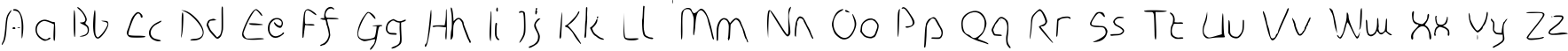 Пример написания английского алфавита шрифтом Disco-Grudge Lite (Windows) Medium