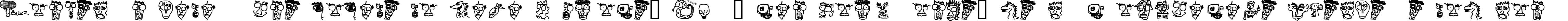 Пример написания шрифтом Doodle Dudes of Doom текста на испанском