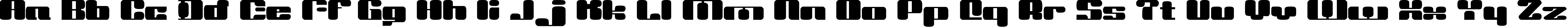 Пример написания английского алфавита шрифтом Dr. Vinyl