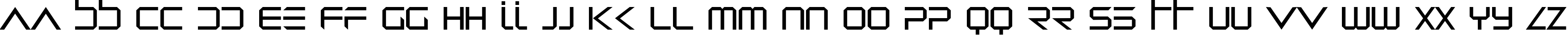 Пример написания английского алфавита шрифтом Dredwerkz