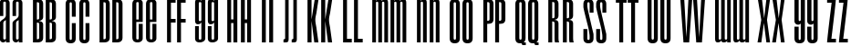 Пример написания английского алфавита шрифтом Droid