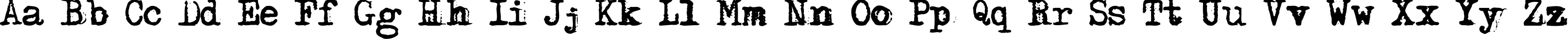 Пример написания английского алфавита шрифтом DS Moster