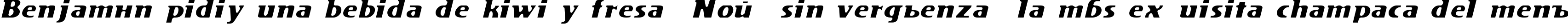 Пример написания шрифтом DS Motion Demo Italic текста на испанском