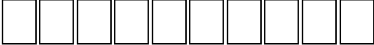 Пример написания цифр шрифтом DSProgress SemiBold