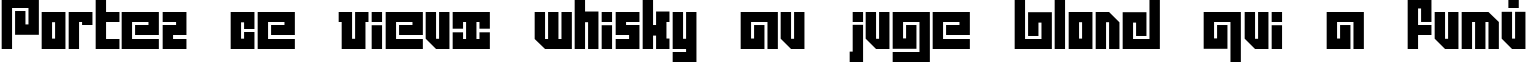 Пример написания шрифтом DS Quadro Black текста на французском