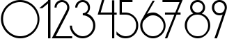 Пример написания цифр шрифтом DS StandartCyr