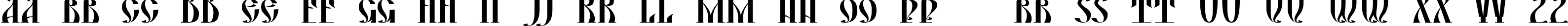 Пример написания английского алфавита шрифтом DS Yermak_D