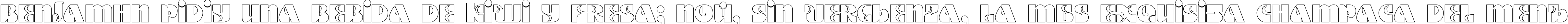 Пример написания шрифтом DSMotterHo текста на испанском