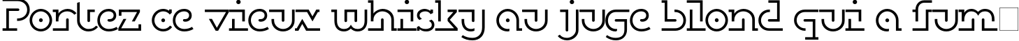 Пример написания шрифтом DublonBrusLight текста на французском
