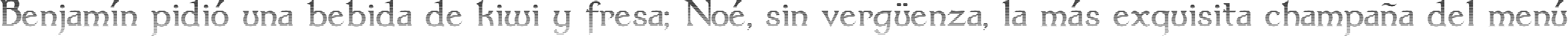 Пример написания шрифтом Dumbledor 3 Cut Up текста на испанском