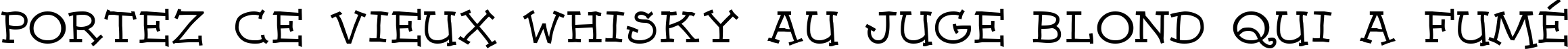 Пример написания шрифтом Dummies текста на французском