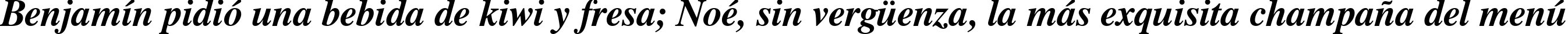 Пример написания шрифтом Dutch 801 Bold Italic BT текста на испанском