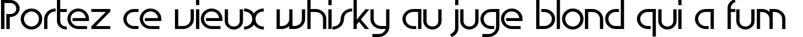 Пример написания шрифтом EdgeLine Bold текста на французском