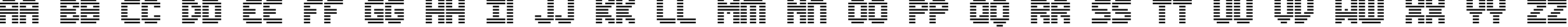 Пример написания английского алфавита шрифтом Edit Undo Line BRK