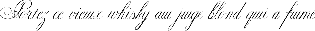 Пример написания шрифтом Ekaterina Velikaya One текста на французском
