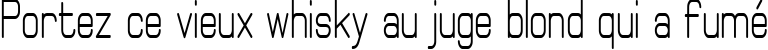 Пример написания шрифтом Elgethy Bold Condensed текста на французском
