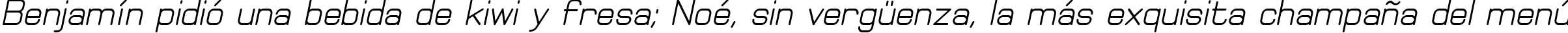 Пример написания шрифтом Elgethy Bold текста на испанском