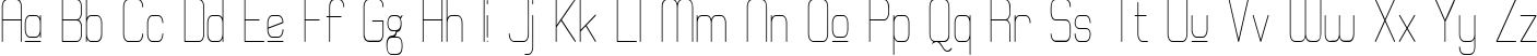 Пример написания английского алфавита шрифтом Elgethy Est Upper Condensed
