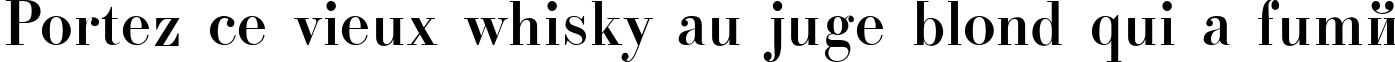 Пример написания шрифтом ELIZ_AZ_PS текста на французском