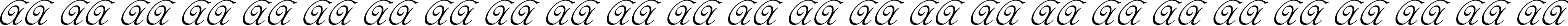 Пример написания английского алфавита шрифтом Elzevir