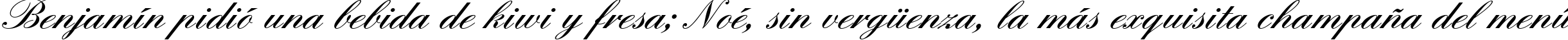 Пример написания шрифтом EnglischeSchTDemBol текста на испанском