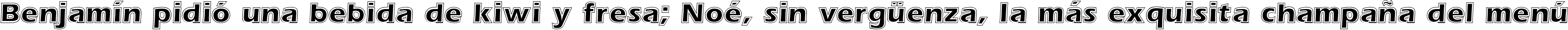 Пример написания шрифтом Eras ContourITC-Normal текста на испанском
