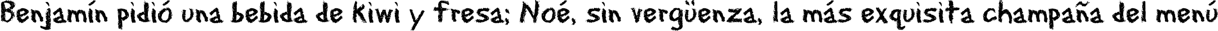 Пример написания шрифтом EraserDust текста на испанском