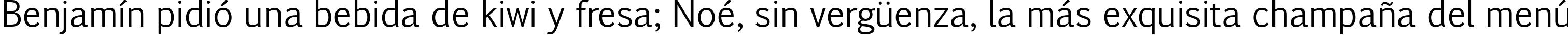 Пример написания шрифтом Euphemia текста на испанском