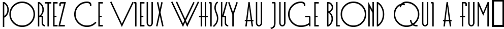 Пример написания шрифтом Evgenia Deco текста на французском