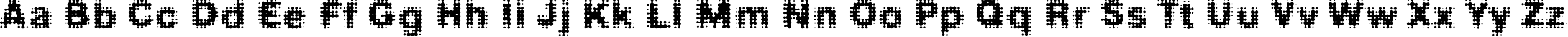 Пример написания английского алфавита шрифтом FDMedian